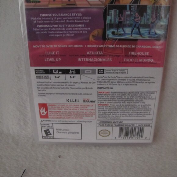 NEW - Zumba Burn It Up Nintendo Switch Game - Picture 7 of 7